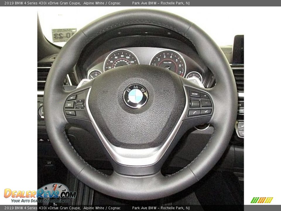 2019 BMW 4 Series 430i xDrive Gran Coupe Alpine White / Cognac Photo #22