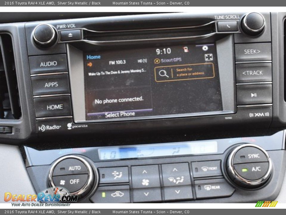 2016 Toyota RAV4 XLE AWD Silver Sky Metallic / Black Photo #11