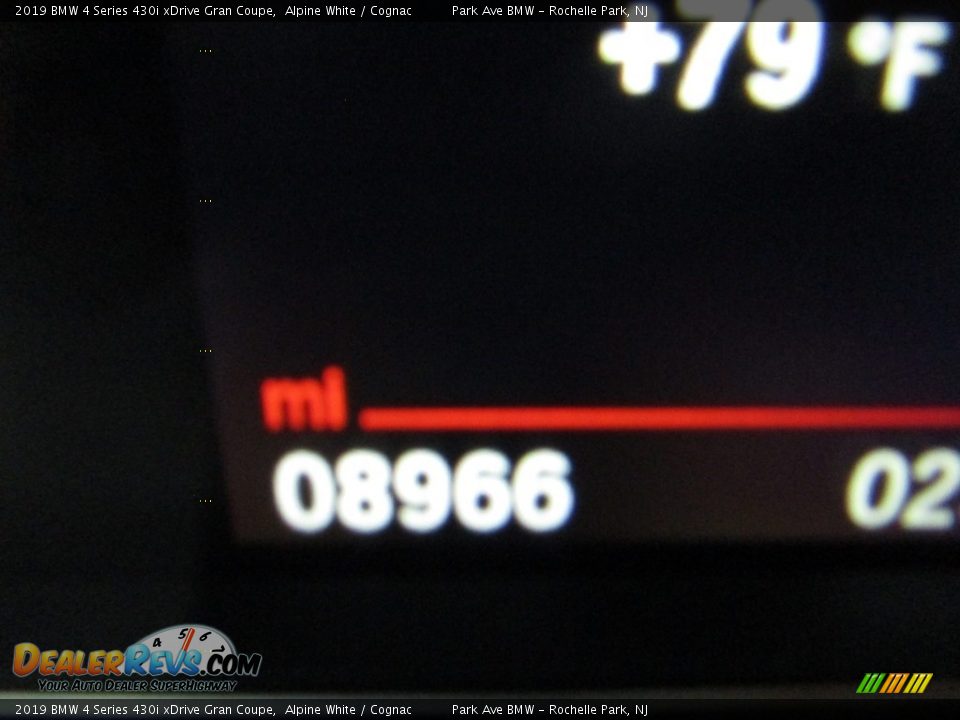 2019 BMW 4 Series 430i xDrive Gran Coupe Alpine White / Cognac Photo #23