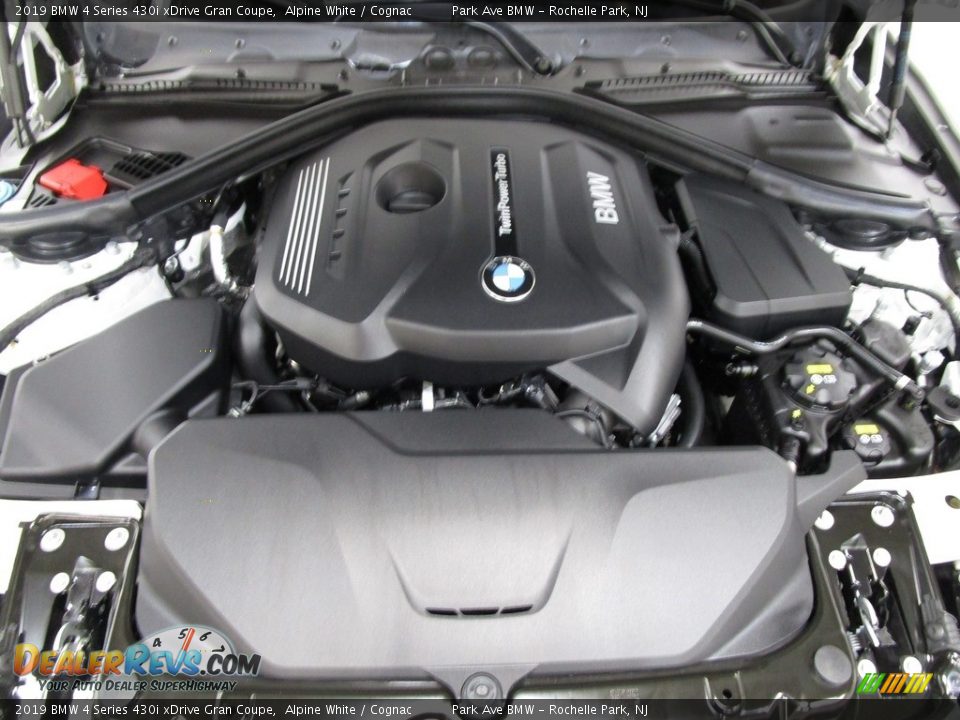 2019 BMW 4 Series 430i xDrive Gran Coupe Alpine White / Cognac Photo #29