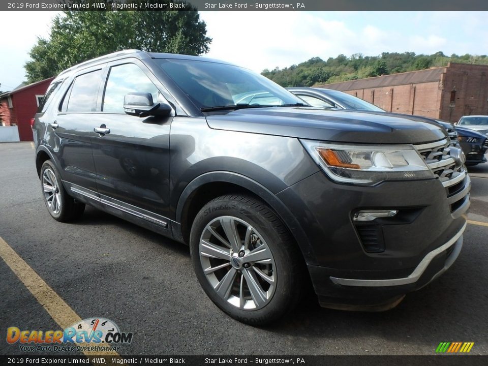 2019 Ford Explorer Limited 4WD Magnetic / Medium Black Photo #2