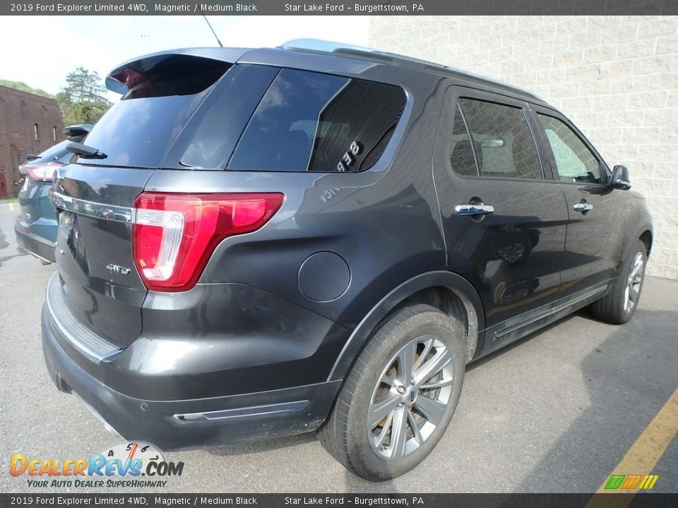 2019 Ford Explorer Limited 4WD Magnetic / Medium Black Photo #3