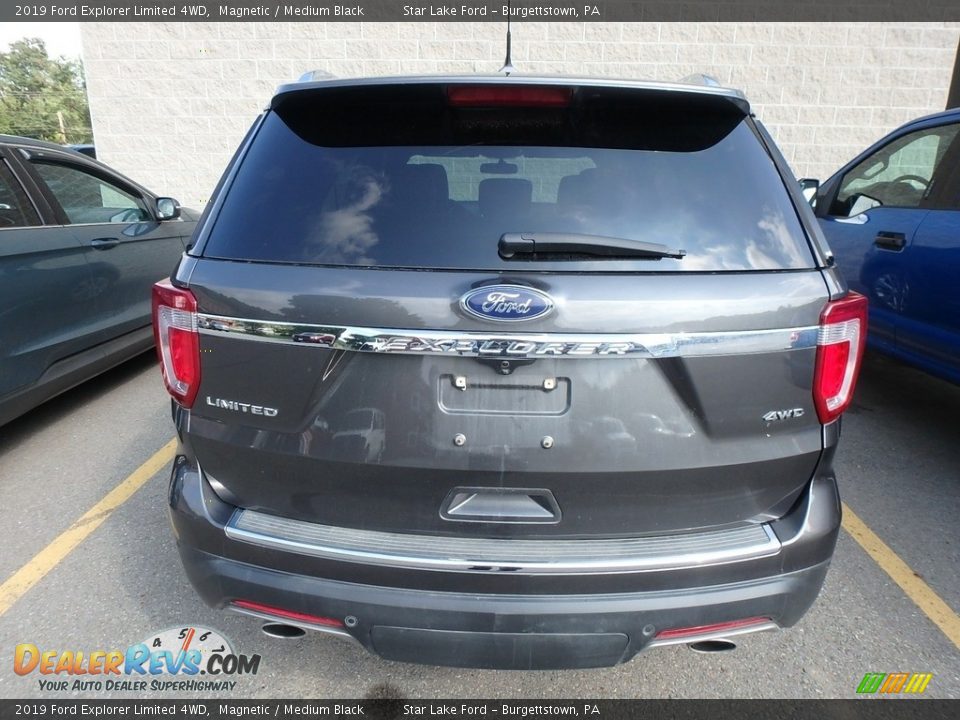2019 Ford Explorer Limited 4WD Magnetic / Medium Black Photo #4