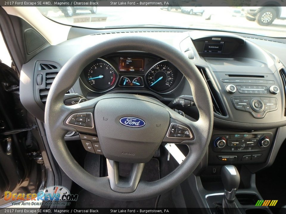 2017 Ford Escape SE 4WD Magnetic / Charcoal Black Photo #16