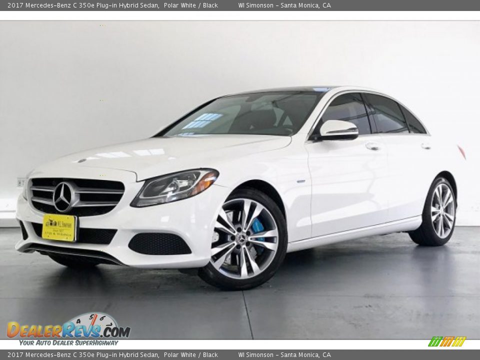 2017 Mercedes-Benz C 350e Plug-in Hybrid Sedan Polar White / Black Photo #12