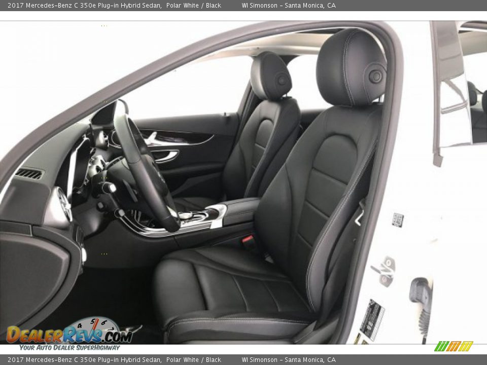 2017 Mercedes-Benz C 350e Plug-in Hybrid Sedan Polar White / Black Photo #14