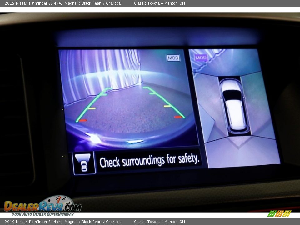 2019 Nissan Pathfinder SL 4x4 Magnetic Black Pearl / Charcoal Photo #11