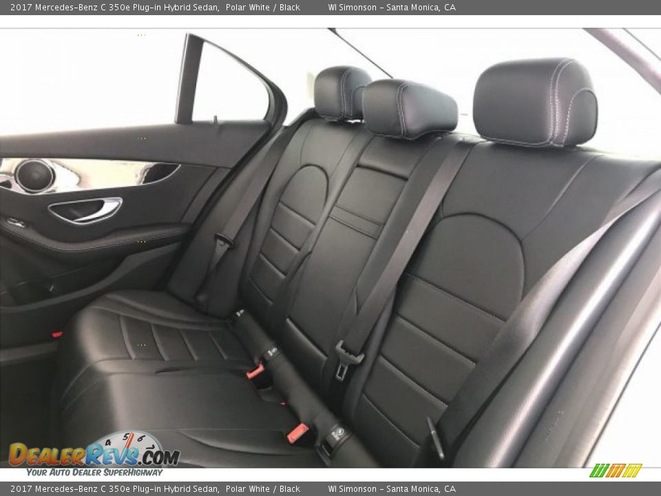 2017 Mercedes-Benz C 350e Plug-in Hybrid Sedan Polar White / Black Photo #15