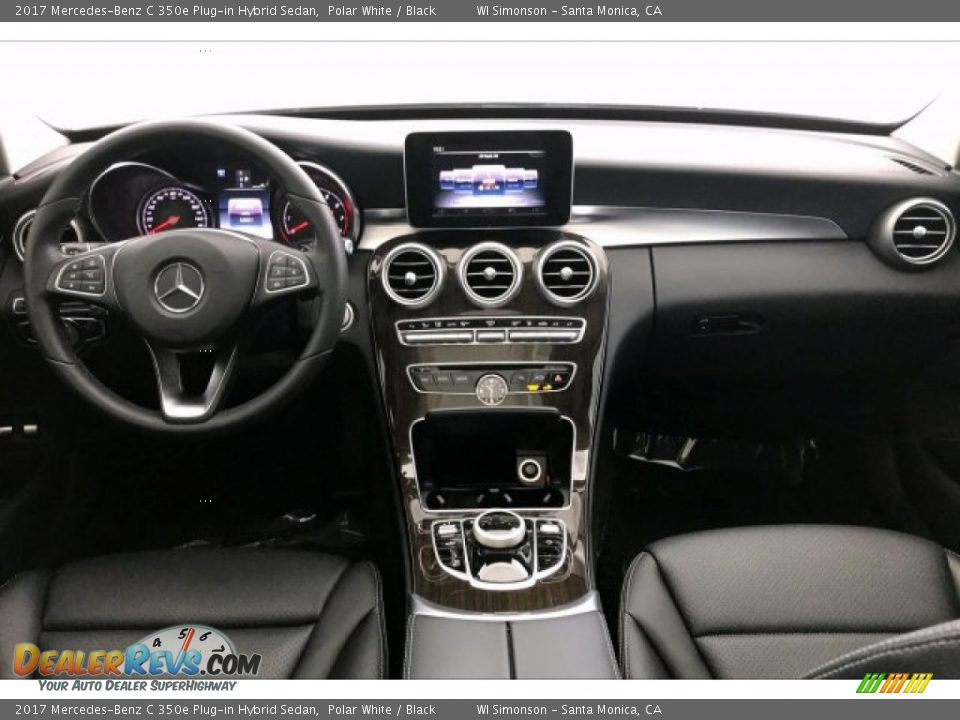 2017 Mercedes-Benz C 350e Plug-in Hybrid Sedan Polar White / Black Photo #17