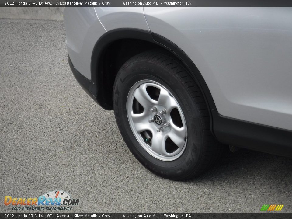2012 Honda CR-V LX 4WD Alabaster Silver Metallic / Gray Photo #3