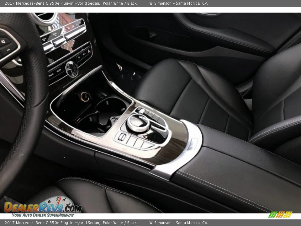 2017 Mercedes-Benz C 350e Plug-in Hybrid Sedan Polar White / Black Photo #23