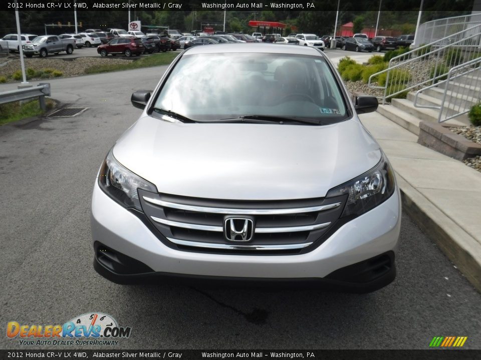 2012 Honda CR-V LX 4WD Alabaster Silver Metallic / Gray Photo #4