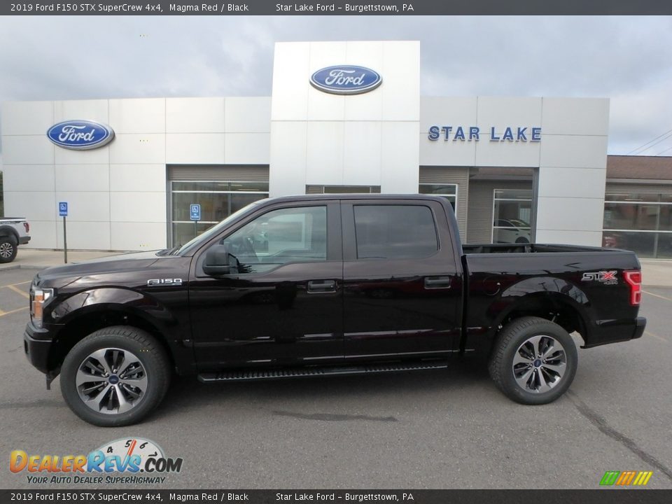 2019 Ford F150 STX SuperCrew 4x4 Magma Red / Black Photo #1