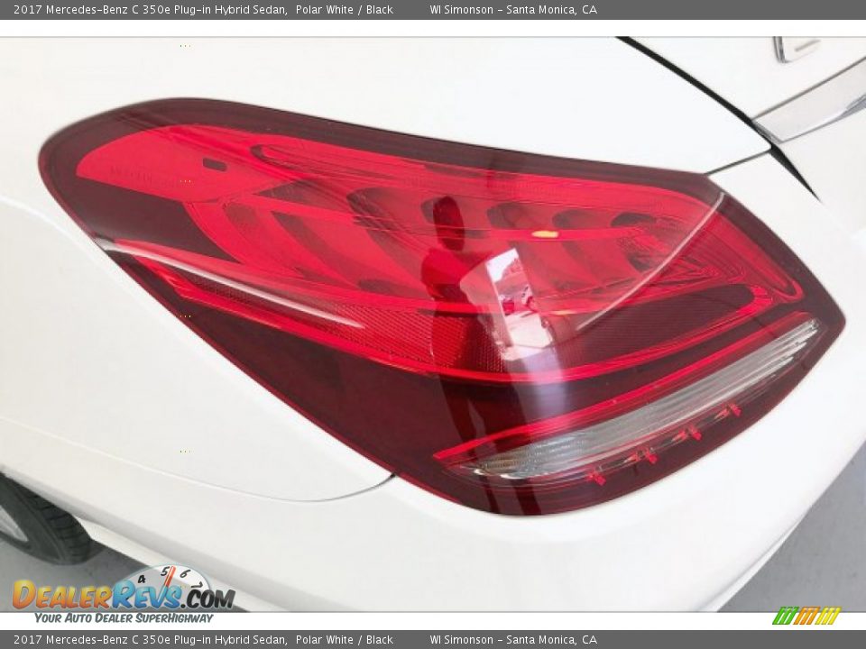 2017 Mercedes-Benz C 350e Plug-in Hybrid Sedan Polar White / Black Photo #26