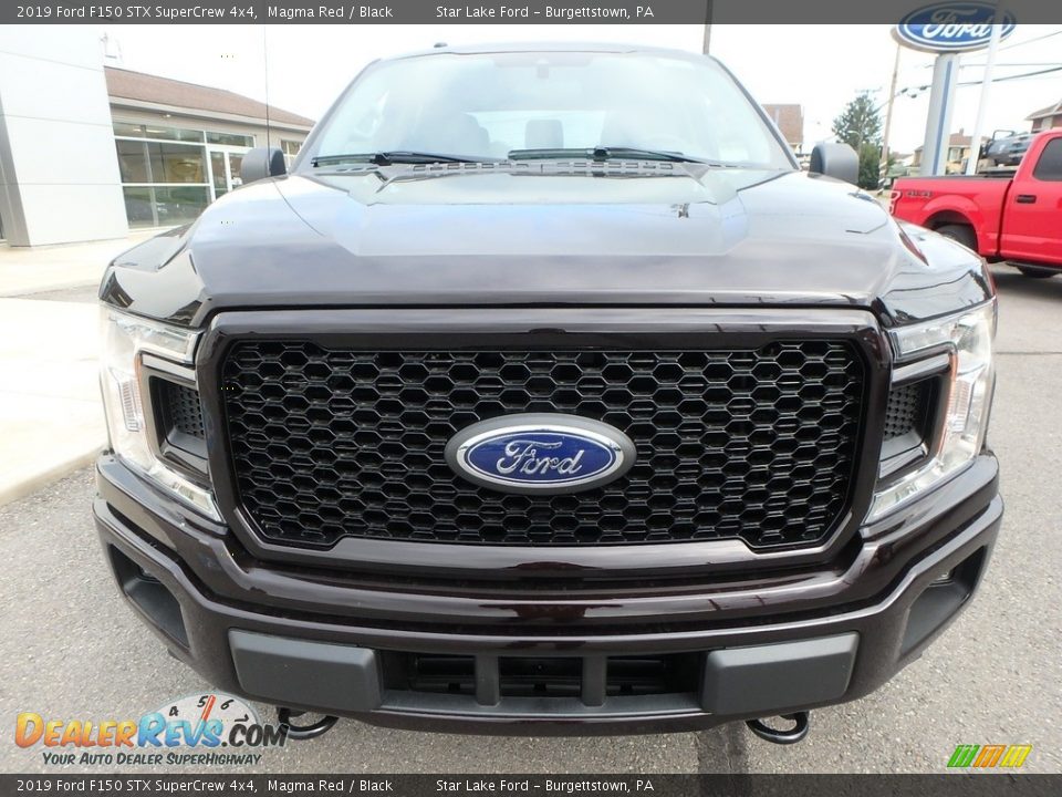 2019 Ford F150 STX SuperCrew 4x4 Magma Red / Black Photo #2