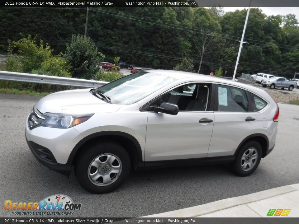 2012 Honda CR-V LX 4WD Alabaster Silver Metallic / Gray Photo #6