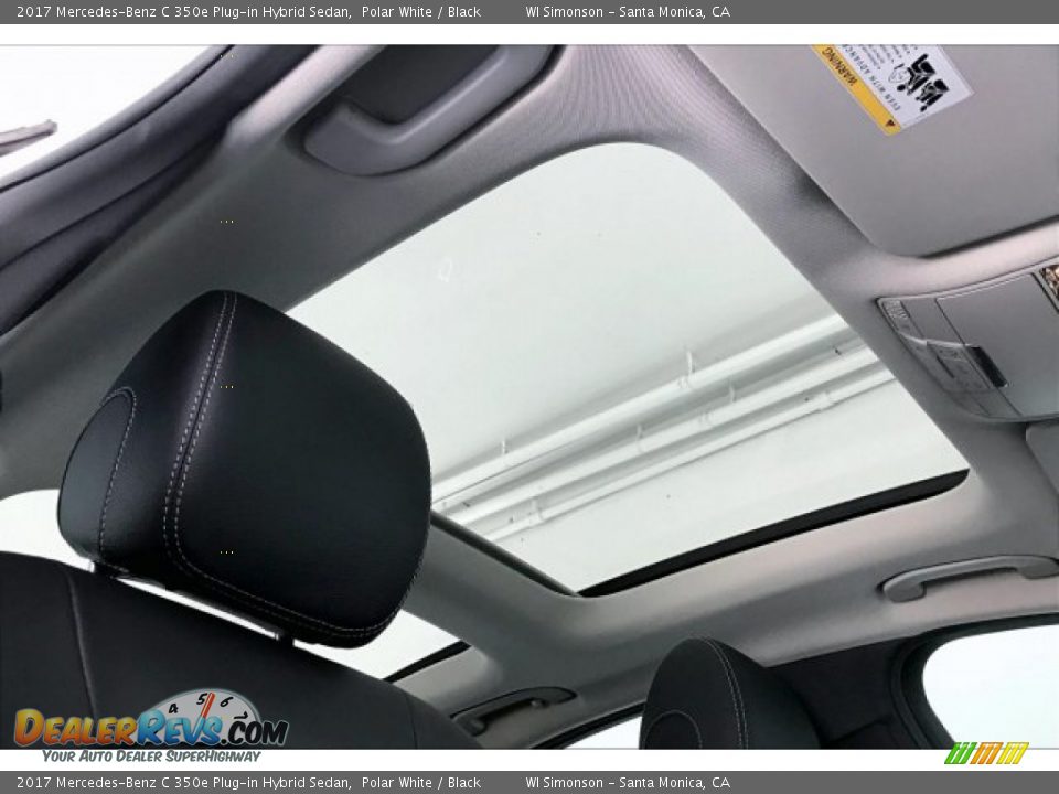 2017 Mercedes-Benz C 350e Plug-in Hybrid Sedan Polar White / Black Photo #29
