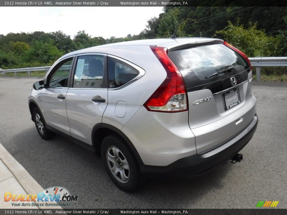 2012 Honda CR-V LX 4WD Alabaster Silver Metallic / Gray Photo #7