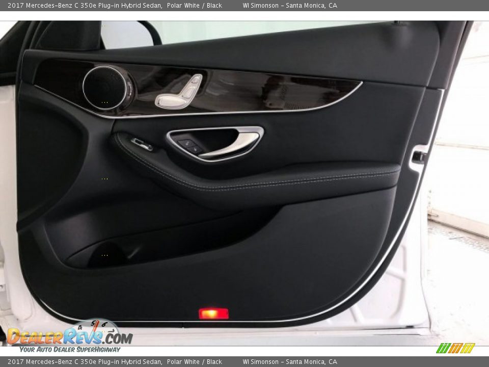 2017 Mercedes-Benz C 350e Plug-in Hybrid Sedan Polar White / Black Photo #30