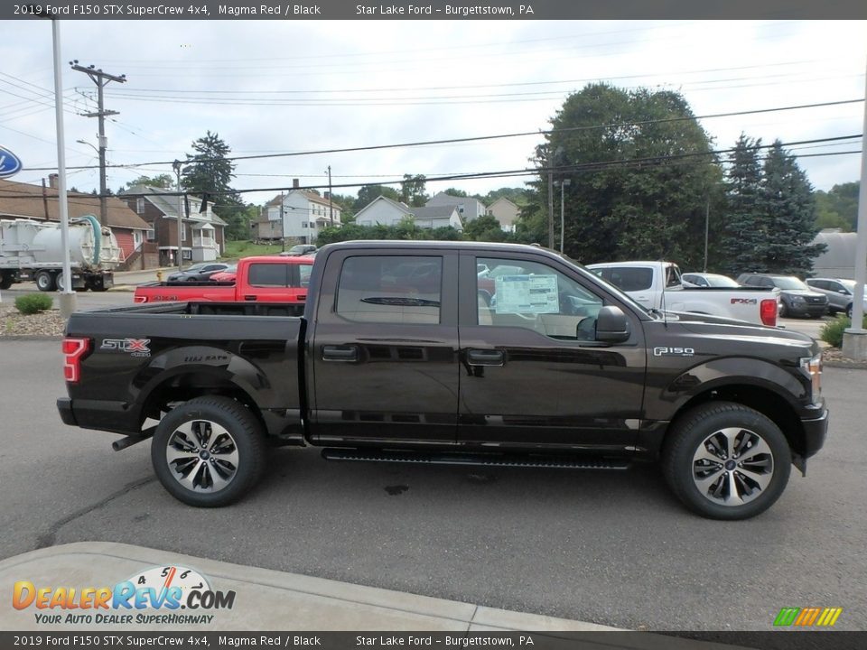 2019 Ford F150 STX SuperCrew 4x4 Magma Red / Black Photo #4