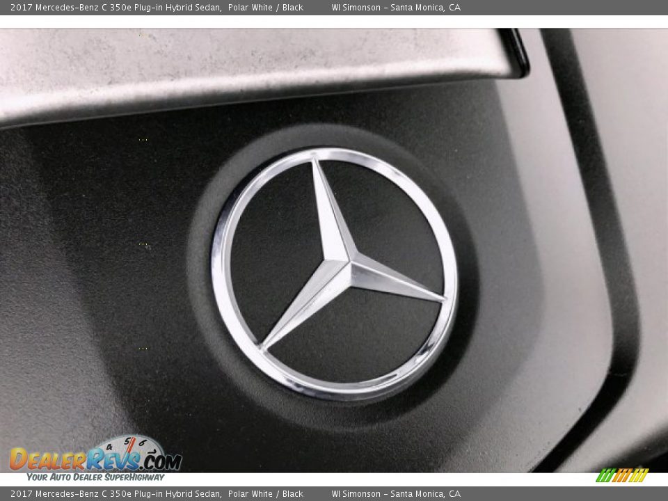2017 Mercedes-Benz C 350e Plug-in Hybrid Sedan Polar White / Black Photo #31