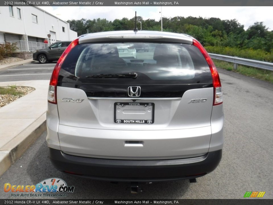 2012 Honda CR-V LX 4WD Alabaster Silver Metallic / Gray Photo #8