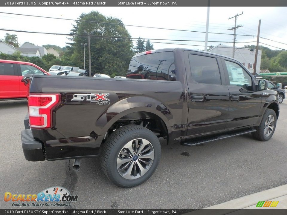 2019 Ford F150 STX SuperCrew 4x4 Magma Red / Black Photo #5