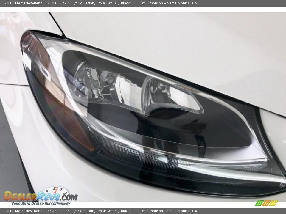2017 Mercedes-Benz C 350e Plug-in Hybrid Sedan Polar White / Black Photo #32
