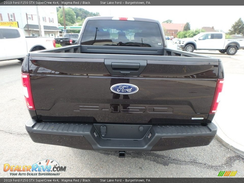 2019 Ford F150 STX SuperCrew 4x4 Magma Red / Black Photo #6