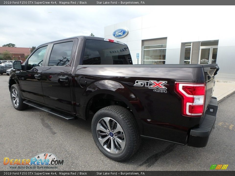 2019 Ford F150 STX SuperCrew 4x4 Magma Red / Black Photo #7