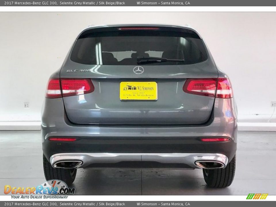 2017 Mercedes-Benz GLC 300 Selenite Grey Metallic / Silk Beige/Black Photo #3