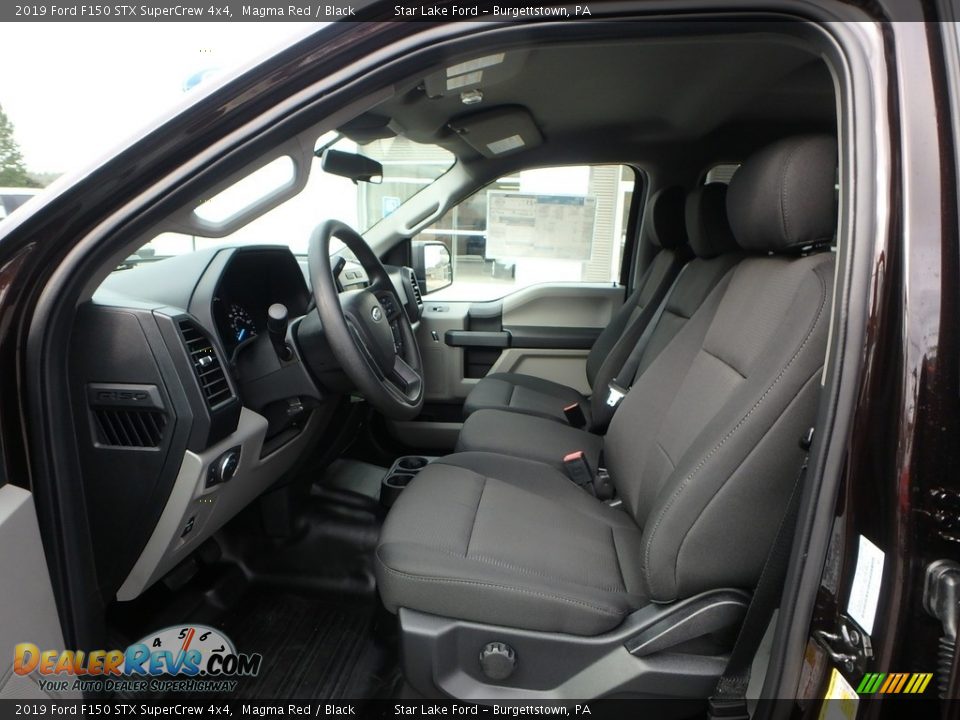 2019 Ford F150 STX SuperCrew 4x4 Magma Red / Black Photo #10