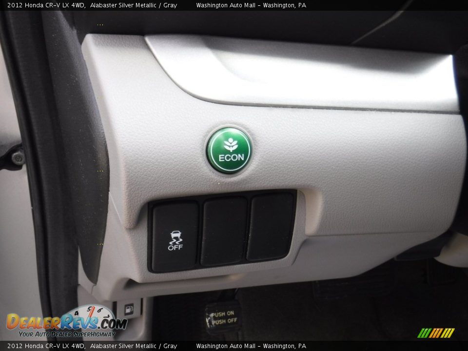 2012 Honda CR-V LX 4WD Alabaster Silver Metallic / Gray Photo #14