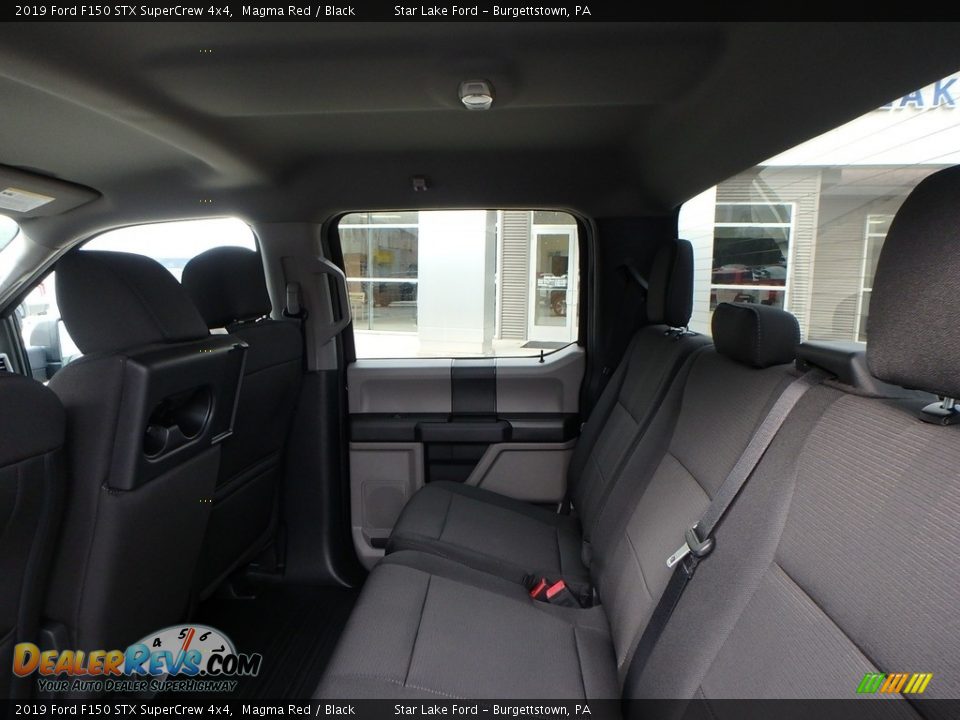 2019 Ford F150 STX SuperCrew 4x4 Magma Red / Black Photo #11