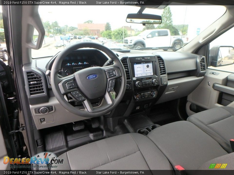 2019 Ford F150 STX SuperCrew 4x4 Magma Red / Black Photo #13