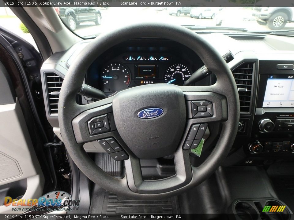 2019 Ford F150 STX SuperCrew 4x4 Magma Red / Black Photo #15
