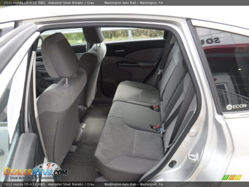2012 Honda CR-V LX 4WD Alabaster Silver Metallic / Gray Photo #20