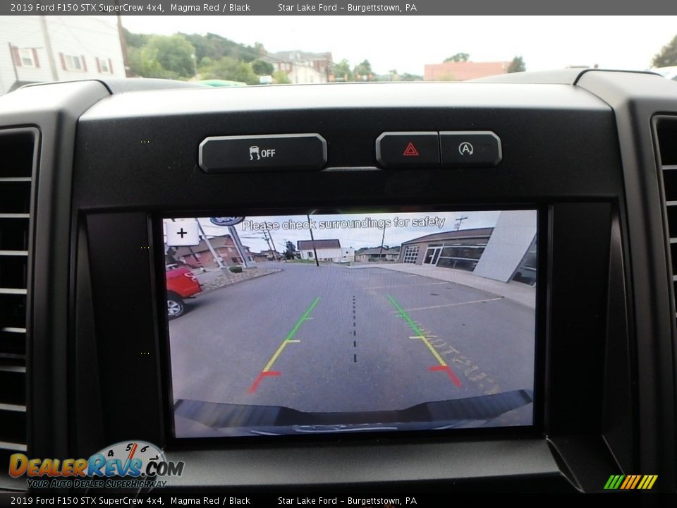 2019 Ford F150 STX SuperCrew 4x4 Magma Red / Black Photo #19
