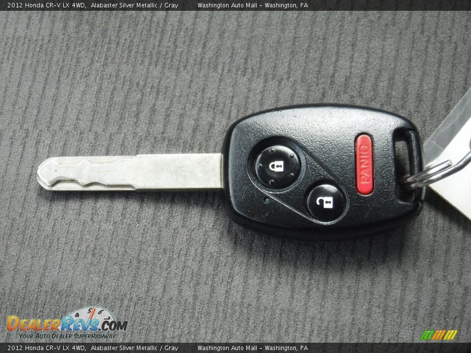 2012 Honda CR-V LX 4WD Alabaster Silver Metallic / Gray Photo #22