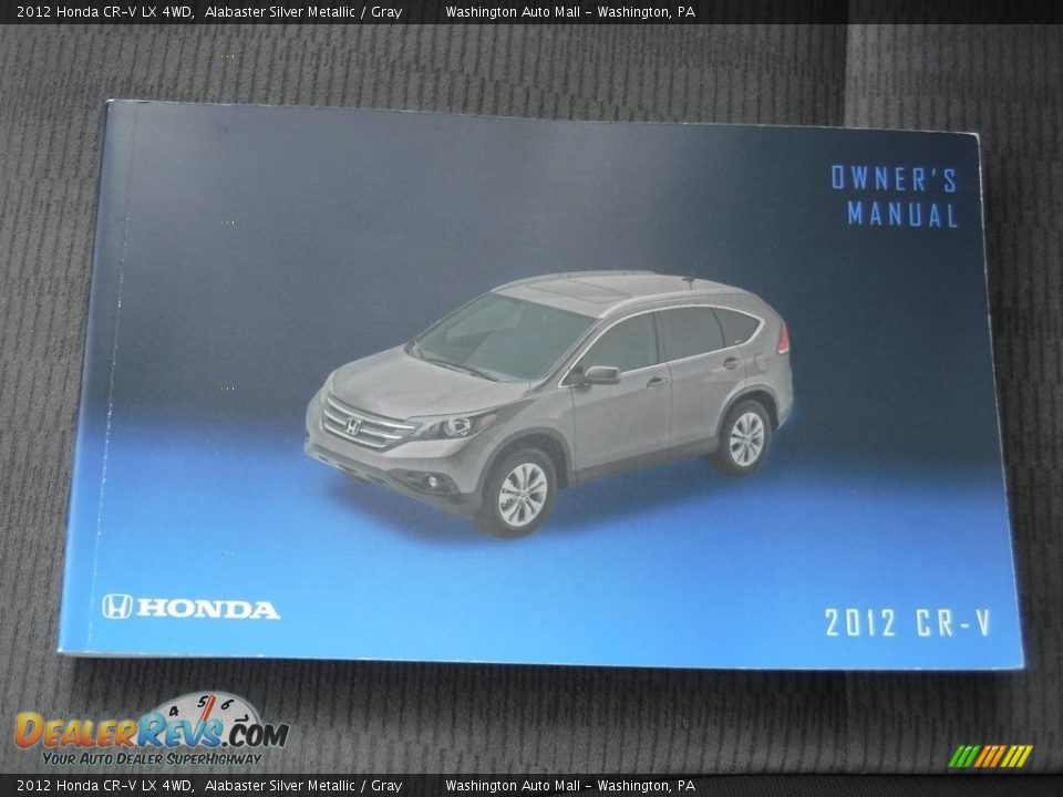 2012 Honda CR-V LX 4WD Alabaster Silver Metallic / Gray Photo #23