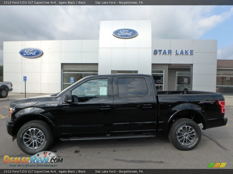 2019 Ford F150 XLT SuperCrew 4x4 Agate Black / Black Photo #1