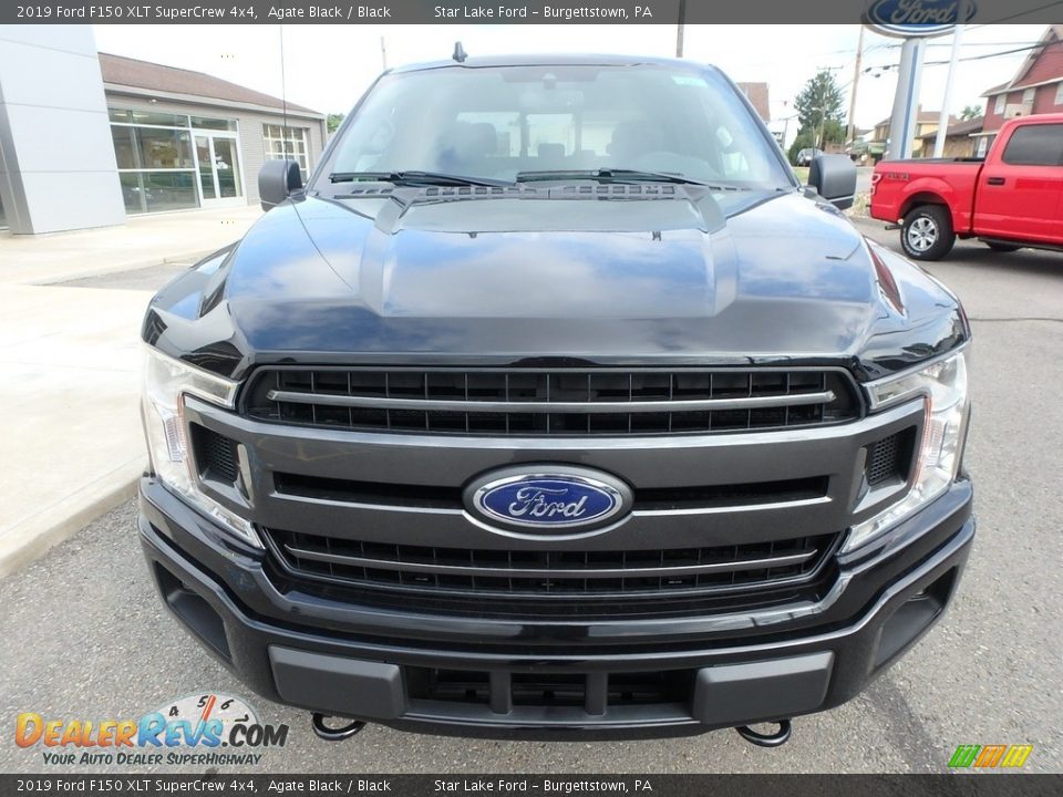 2019 Ford F150 XLT SuperCrew 4x4 Agate Black / Black Photo #2
