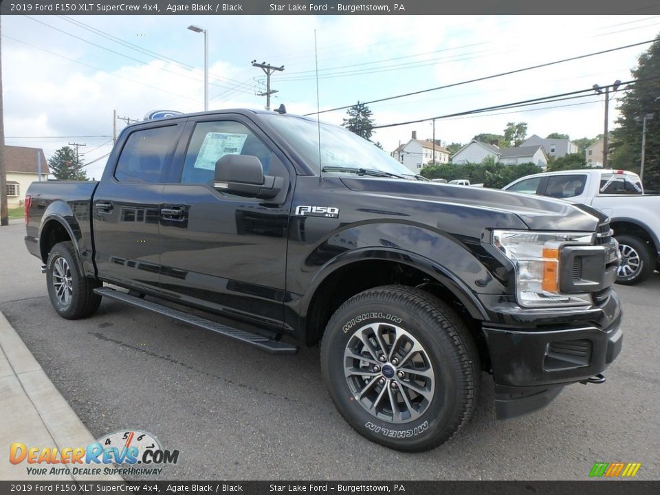2019 Ford F150 XLT SuperCrew 4x4 Agate Black / Black Photo #3