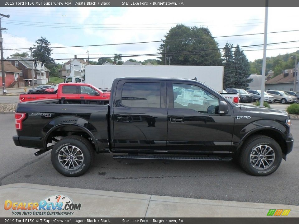 2019 Ford F150 XLT SuperCrew 4x4 Agate Black / Black Photo #4