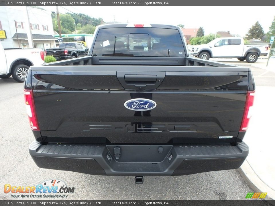 2019 Ford F150 XLT SuperCrew 4x4 Agate Black / Black Photo #6