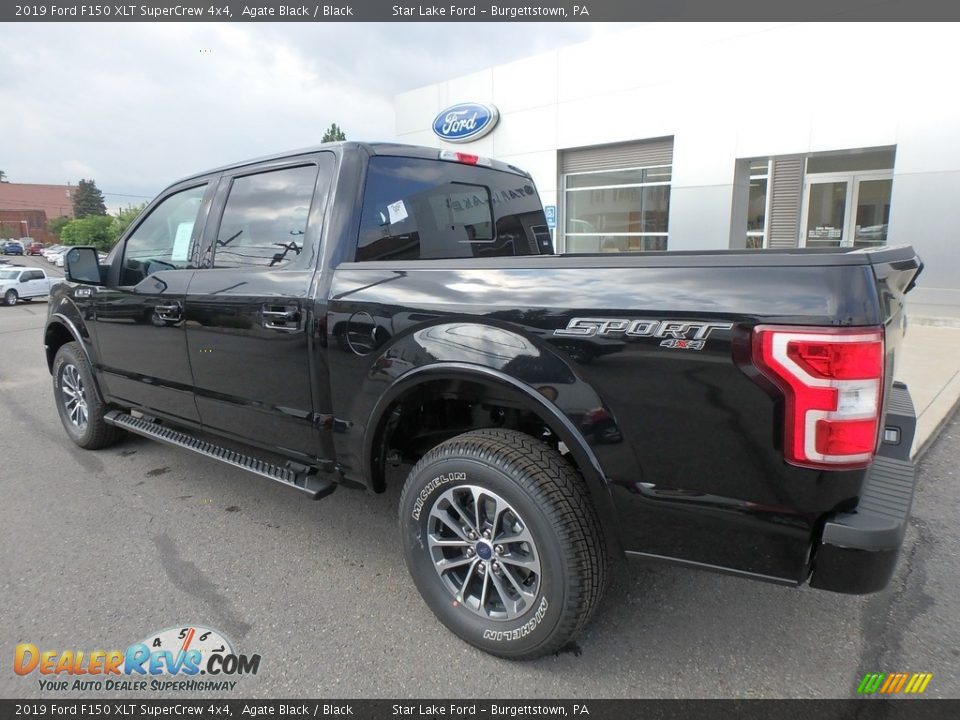 2019 Ford F150 XLT SuperCrew 4x4 Agate Black / Black Photo #7