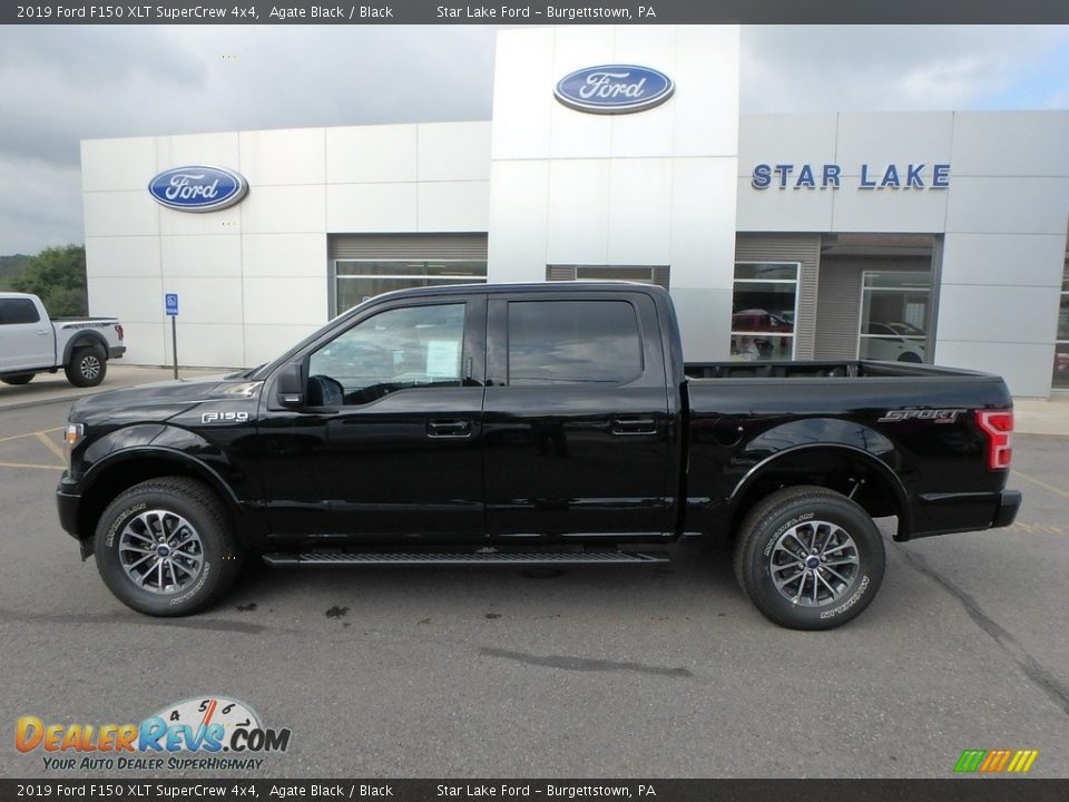 2019 Ford F150 XLT SuperCrew 4x4 Agate Black / Black Photo #8