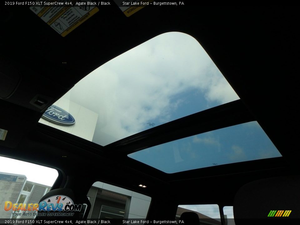 2019 Ford F150 XLT SuperCrew 4x4 Agate Black / Black Photo #10