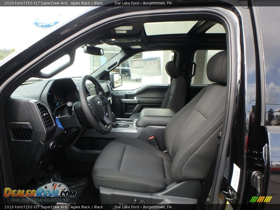 2019 Ford F150 XLT SuperCrew 4x4 Agate Black / Black Photo #11