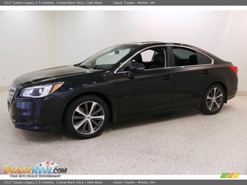 2017 Subaru Legacy 2.5i Limited Crystal Black Silica / Slate Black Photo #3